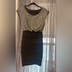 Pretty Silver and black dress